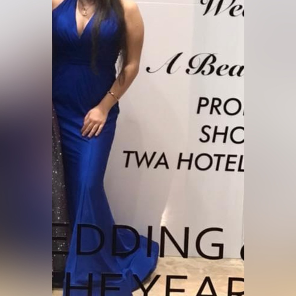 Blue gown